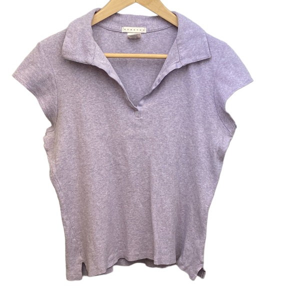 Old Navy Tops - Old Navy purple short sleeve collared tee Size L